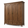 Armoire en bois massif marron