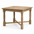 Table carrée en bois chêne 90 cm